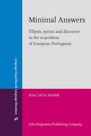 Front cover of Minimal answers by Ana Lúcia Santos