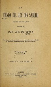 Front cover of La tienda del rey don Sancho by Luis Olona