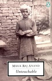Front cover of Untouchable [by] Mulk Raj Anand by Mulk Raj Anand