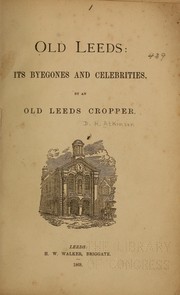 Cover of Old Leeds by Unknown