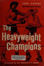 Cover of The heavyweight champions by Durant, John