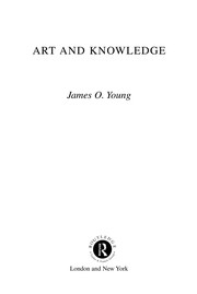 Cover of Art and Knowledge by Young, James O.