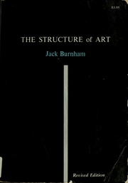 Front cover of The structure of art by Jack Burnham