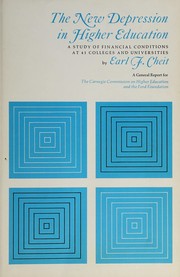 Front cover of The new depression in higher education by Earl F. Cheit