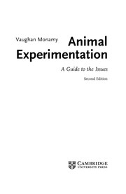 Front cover of Animal experimentation by Vaughan Monamy