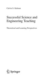 Cover of Successful science and engineering teaching by C. S. Kalman