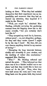 Cover of The parson's proxy by Kate W. Hamilton