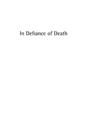 Front cover of In defiance of death by Kenneth A. Fisher