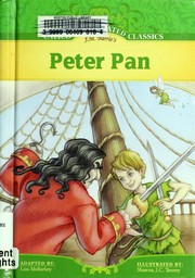 Front cover of J.M. Barrie's Peter Pan by Lisa Mullarkey