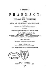 Cover of A Treatise on pharmacy by Edward Parrish