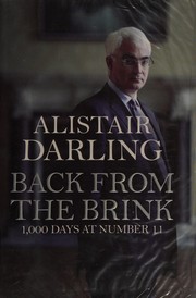 Cover of Back from the brink by Alistair Darling