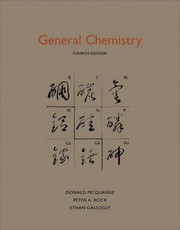 Front cover of General chemistry by Donald A. McQuarrie