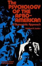 Cover of Psychology of the Afro American by Adelbert H. Jenkins