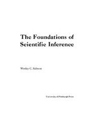 Front cover of The foundations of scientific inference by Wesley C. Salmon