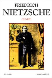 Cover of Oeuvres by Friedrich Nietzsche