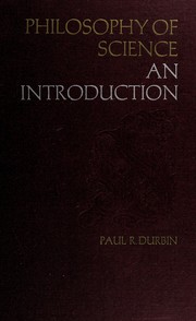 Cover of Philosophy of science by Paul R. Durbin