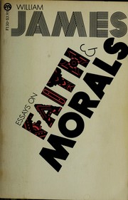 Front cover of Essays on faith and morals by William James