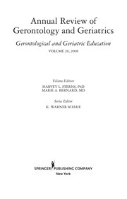 Front cover of Gerontological and geriatric education by Harvey Sterns