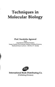 Front cover of Techniques in molecular biology by Suraksha Agrawal