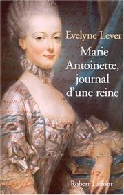 Cover of Marie-Antoinette by Evelyne Lever