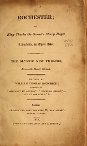 Cover of Rochester by William Thomas Moncrieff