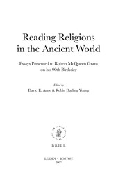 Cover of Reading religions in the ancient world by Robert M. Grant