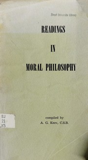 Front cover of Readings in moral philosophy by Arthur G. Kirn