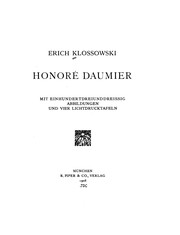 Cover of Honoré Daumier by Honoré Daumier