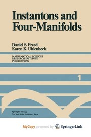 Cover of Instantons and Four-Manifolds by Daniel Freed