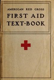 Cover of American Red cross first aid text-book by American National Red Cross