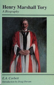 Cover of Henry Marshall Tory by E. A. Corbett