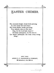 Cover of Easter chimes by Anson D. F. Randolph