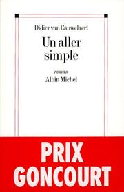 Cover of Un aller simple by Didier van Cauwelaert