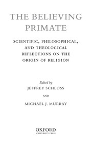 Cover of The believing primate by Murray, Michael