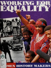 Cover of Working for equality by Fiona MacDonald