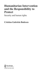 Front cover of Humanitarian intervention and the responsibility to protect by Cristina G. Badescu
