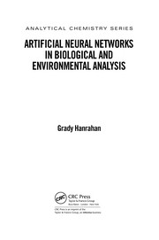 Front cover of Artificial neural networks in biological and environmental analysis by Grady Hanrahan