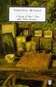 Front cover of Room of Ones Own Three Guineas by Virginia Woolf
