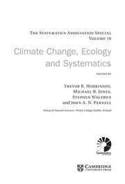 Front cover of Climate change, ecology, and systematics by Trevor R. Hodkinson