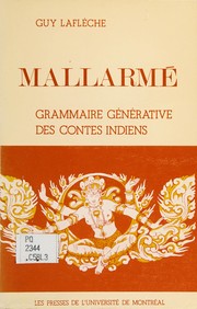 Cover of Mallarmé by Guy Laflèche