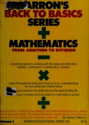 Cover of Mathematics by Williams, Edward