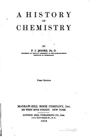 Cover of A history of chemistry by F. J. Moore