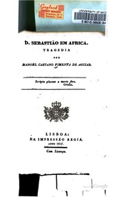 Cover of D. Sebastião em Africa by Manuel Caetano Pimenta de Aguiar
