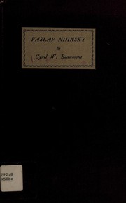 Cover of Vaslav Nijinsky by Cyril W. Beaumont