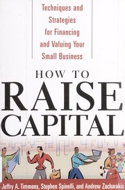 Cover of How to raise capital by Jeffry A Timmons