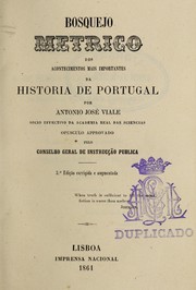 Front cover of Bosquejo metrico by Antonio José Viale