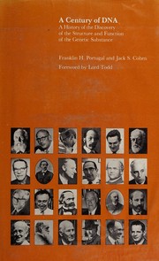 Front cover of A century of DNA by Franklin H. Portugal