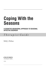 Front cover of Coping with the seasons by Kelly J. Rohan