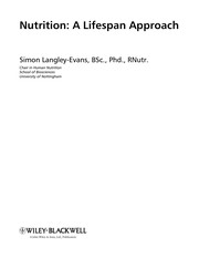 Cover of Nutrition by S. C. Langley-Evans