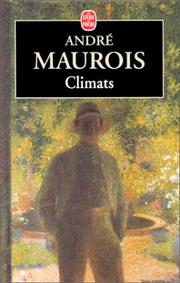 Cover of Climats by André Maurois